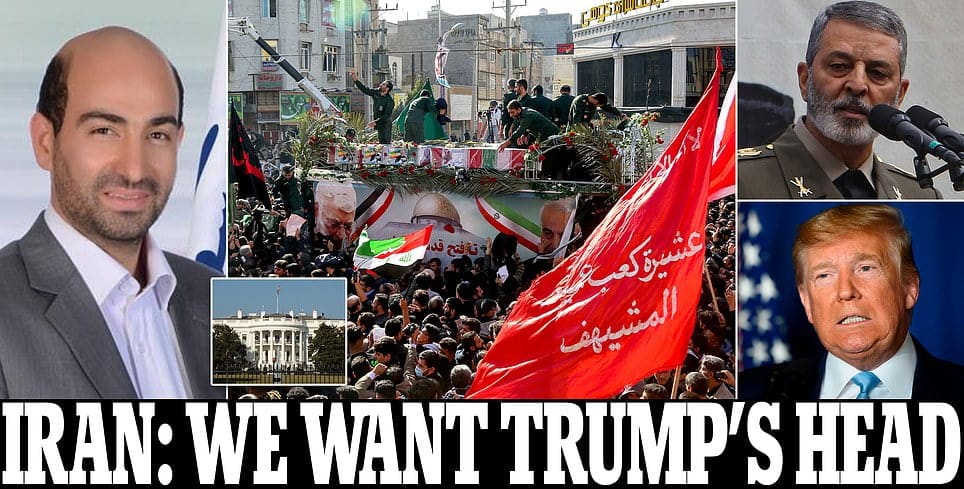 Iran puts an $80million BOUNTY on Trump's head, threatens to attack the White House and announces they will no longer abide by the 2015 nuclear deal.