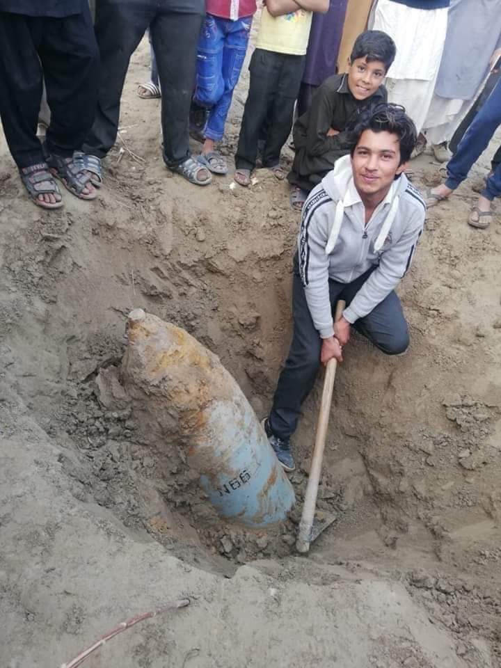 Boys discovered six feet missile in Kasur