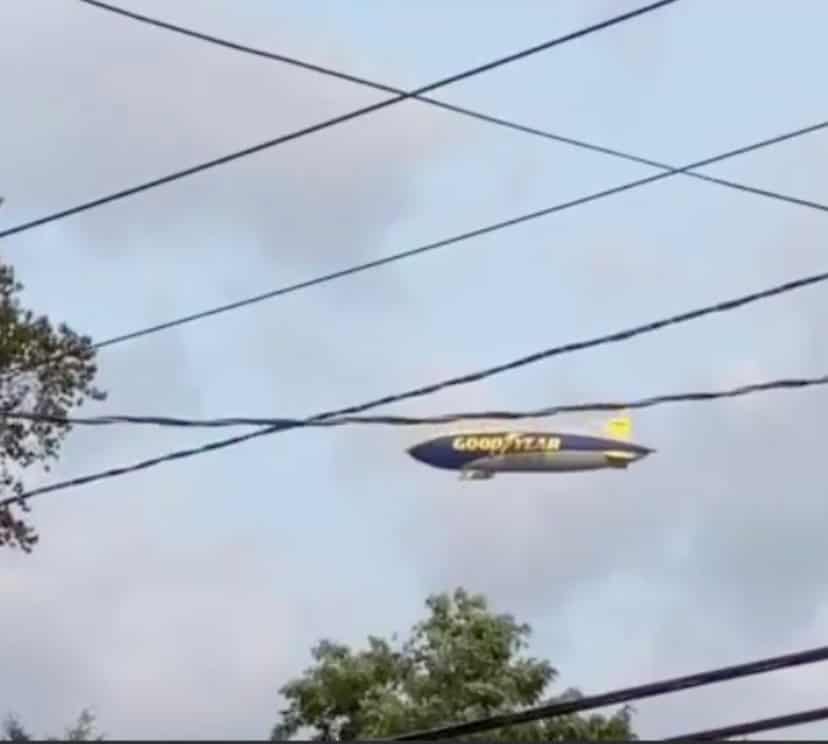 Clear video footage of so-called UFO shows it was a Goodyear Blimp flying for advertising purposes