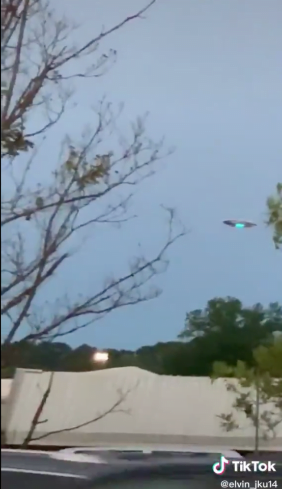 Video of UFO sighting in New Jersey on TikTok 