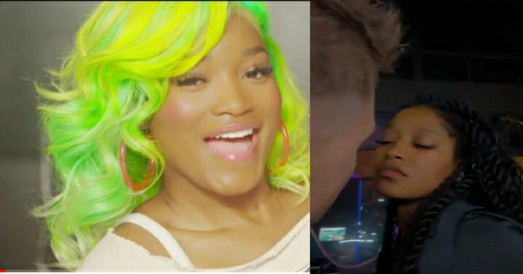 Keke Palmer Shares Video Of Her Kissing A White Guy and Social Media drive mad