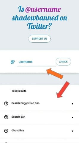 Testing Twitter shadow ban and its solution 