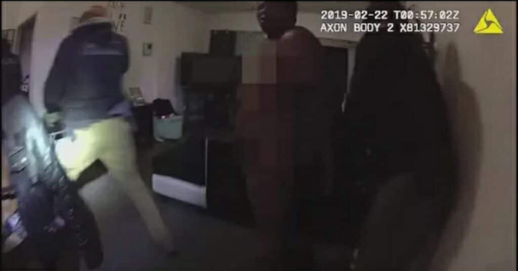Chicago police raid video reveals on Feb. 21, 2019, nine body cameras rolled as a group of male officers entered her home at 7 p.m. Not long before, the licensed social worker finished her shift at the hospital and had undressed in her bedroom