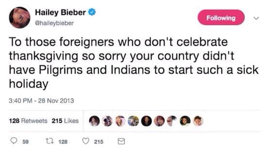 Hailey Bieber exposed as a racist in his old tweets