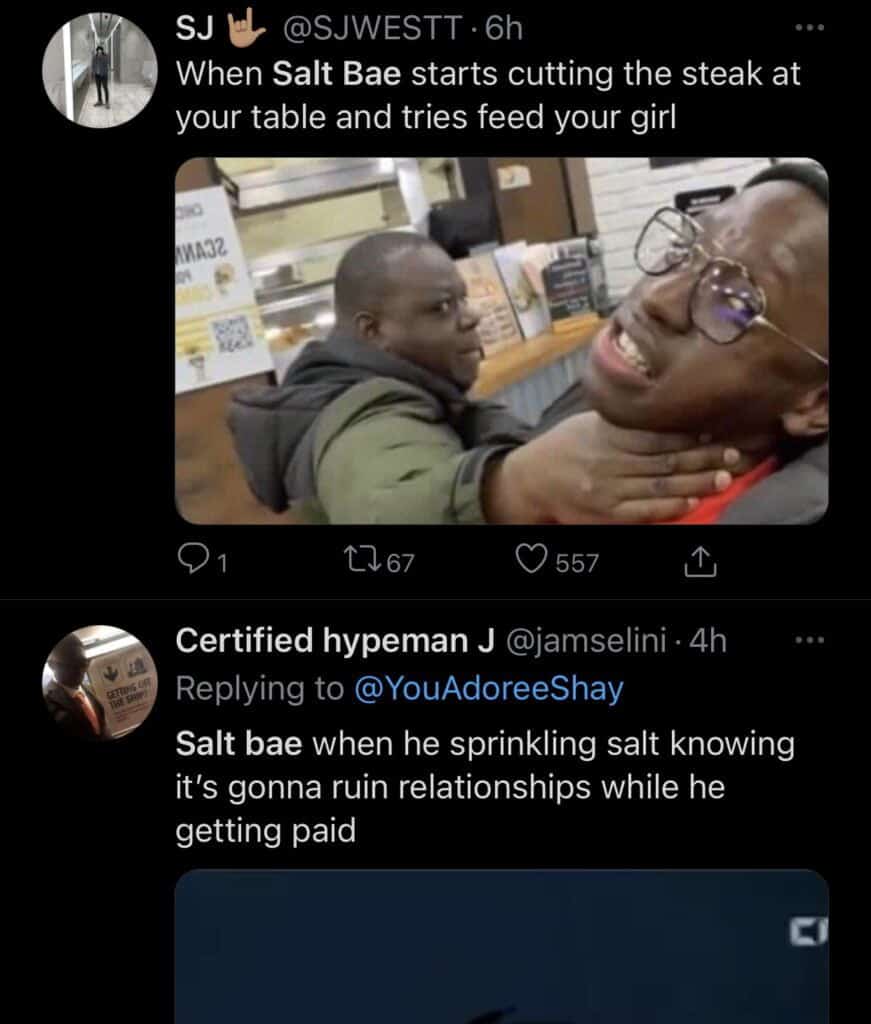 People on social media react to Salt Bae viral video of feeding meat to a girl in front of her husband 