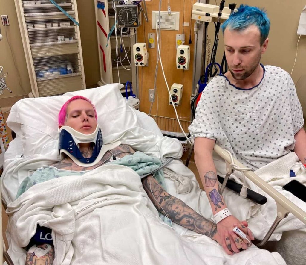 American YouTuber Jeffree star injured in a car crash and his car flipped three times