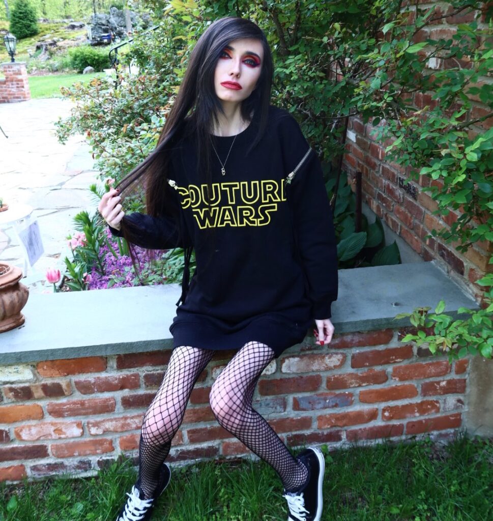 Eugenia Cooney faces criticism for showing her underwear multiple times in a shoe haul video 