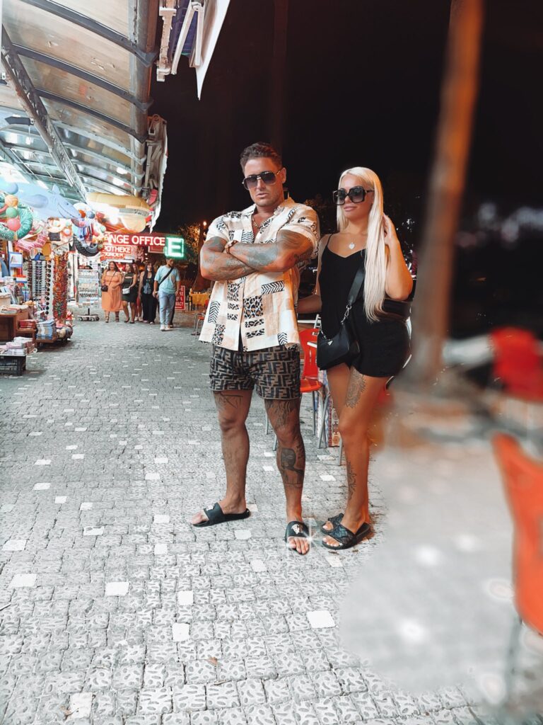 Stephen Bear and Jessica Smith pictured in Turkey while on the vacations but still earning by sharing NSFW video clips