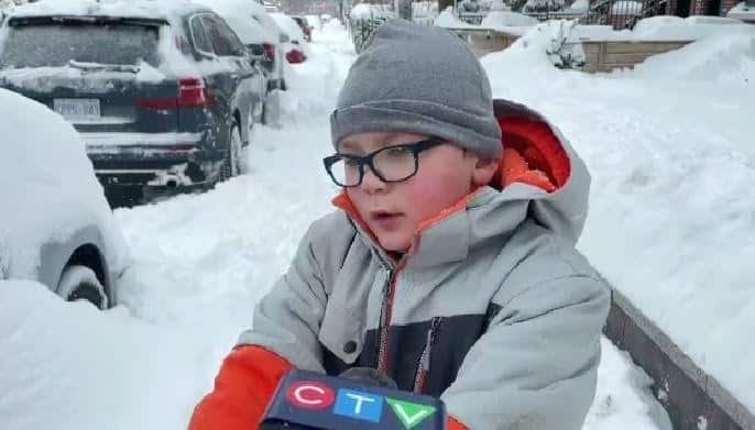 Toronto boy goes viral 