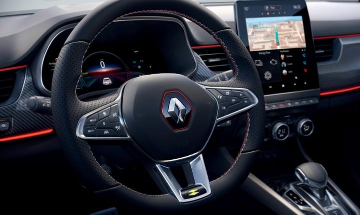 Dashboard features of Renault Arkana 