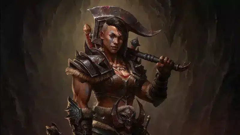 This is photo of Barbarian in Diablo Immortal