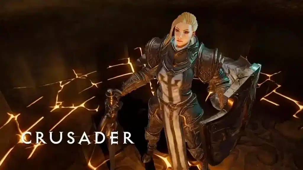 This is Photo of Crusader in Diablo Immortal