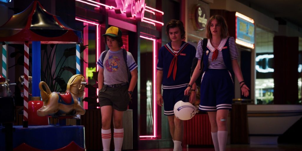 The new Hawkins mall is the most spectacular setting of stranger things season 3.