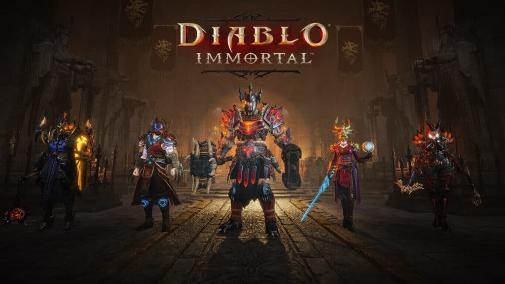 This is photo of Diablo Immortal Game both on IOS and Android
