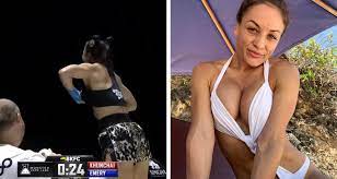 Tai Emery Shows Breasts After Winning First Round KO Viral Video Full
