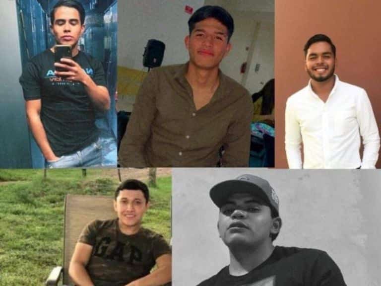 Roberto, Diego, Uriel, Jaime and Dante, are the five young people who have disappeared in Lagos de Moreno , Jalisco , since last Friday.