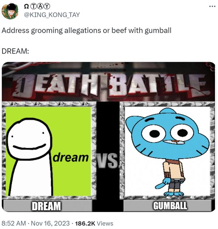 Dream vs Gumball
